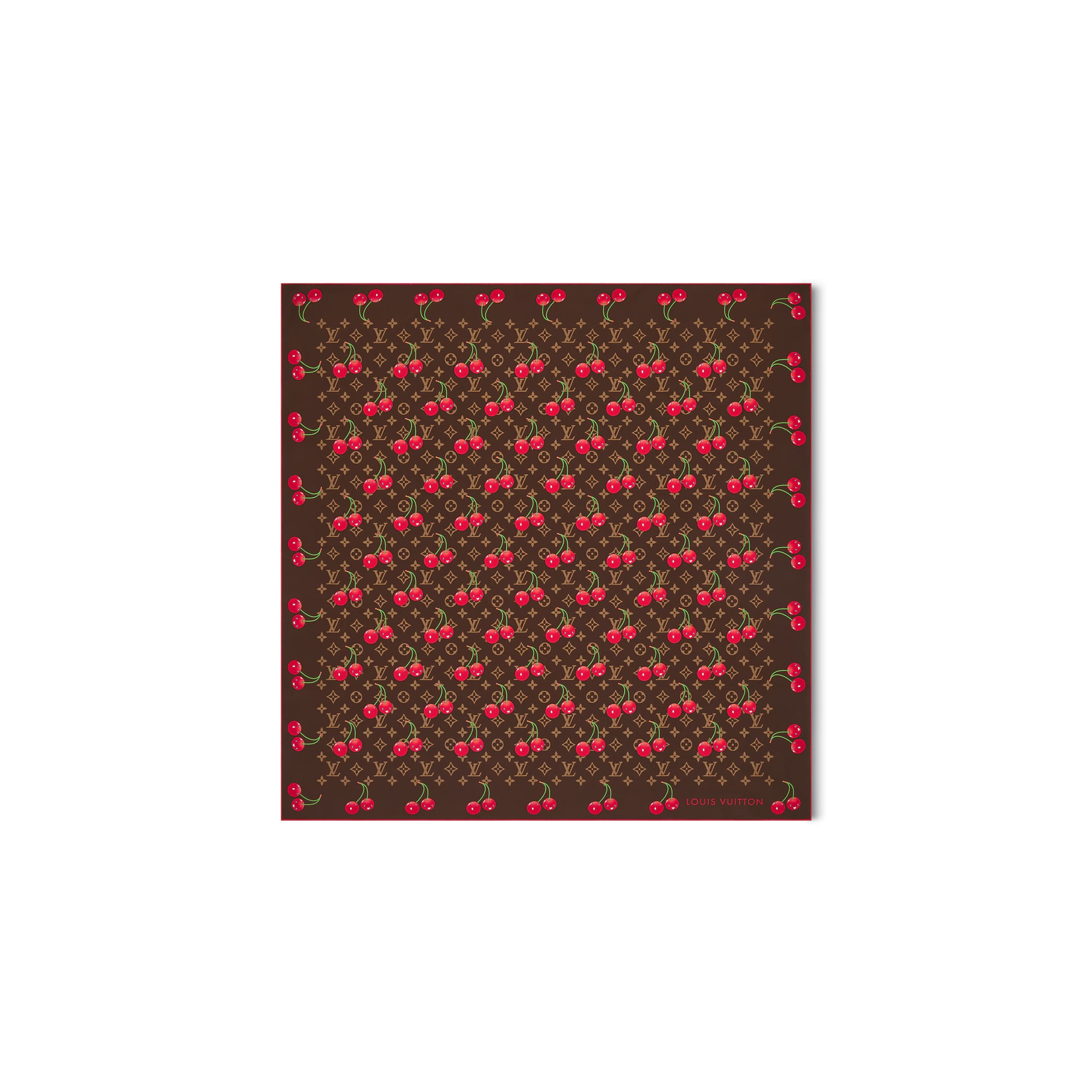 LOUIS VUITTON MURAKAMI LV X TM MONOGRAM CERISE SQUARE 90 M96094 (90*90cm)